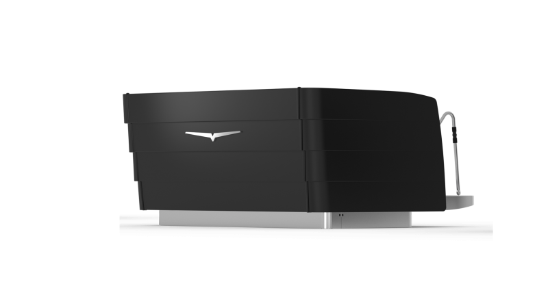 Victoria Arduino Eagle Tempo. Back View, Tall, Matt-Black.