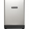 This image is a back panel view of the Rancilio Sylvia home espresso machine, 1 group at traditional height, with semi-automatic dosing controls.